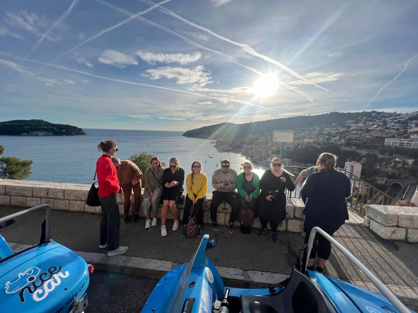 French Riviera Guided Tour by Exclusive Open Top Car - Villefranche and the coastal route: how the views keep stacking