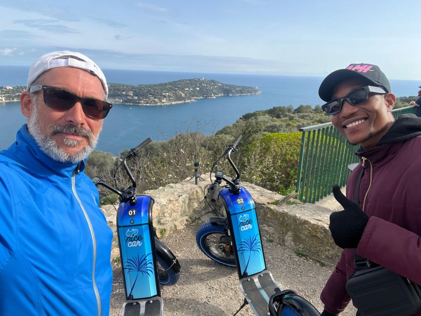 French Riviera : Guided Visit on a E-Scooter - Mont Boron and Fort Alban: your first big panorama stop