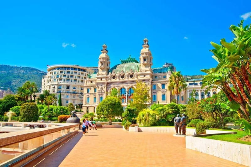 From Nice: Eze, Monaco and Monte Carlo Half Day Tour - Monte Carlo glamour and the Formula I circuit drive