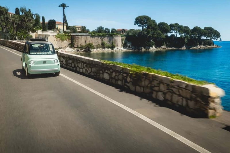 From Nice: follow a guide in an electric car along the French Riviera! - Doorless, open-air driving: what it changes (and what to expect)