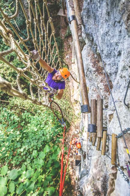 Nice: Adventure park in an exceptional natural setting - Canyon Forest: A tree-adventure shaped by river, cliff, and forest