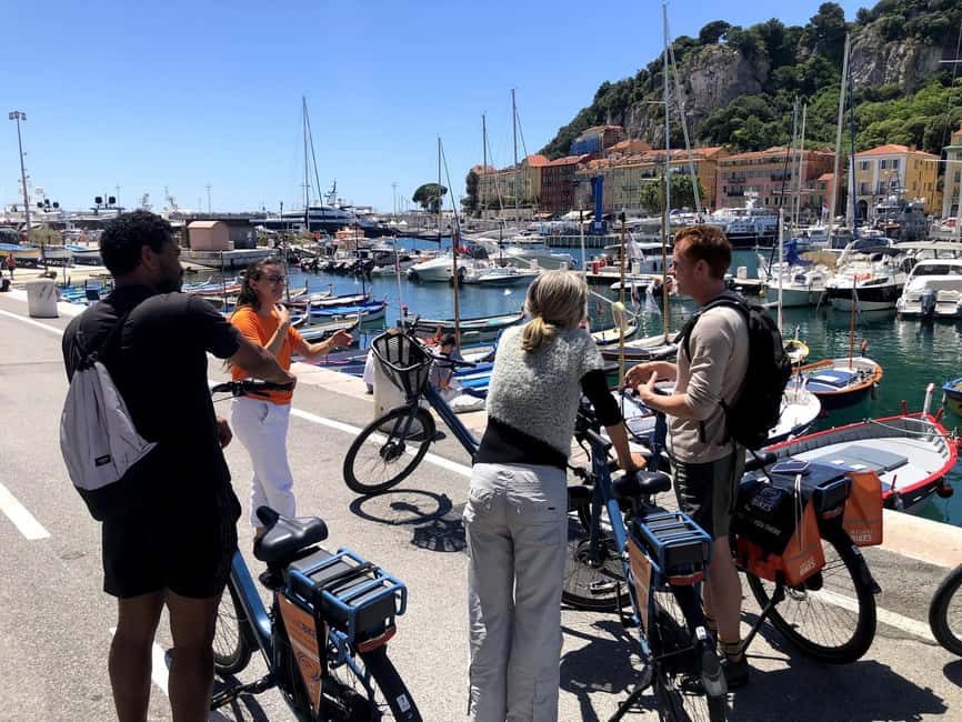 Nice and its panoramics surroundings on e-bike - The guide factor: how the story makes the ride click
