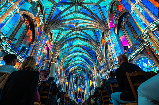Nice Basilica: Immersive Sound and Light - LUMINISCENCE - Comfort in the basilica: heat, phones, and photosensitive limits