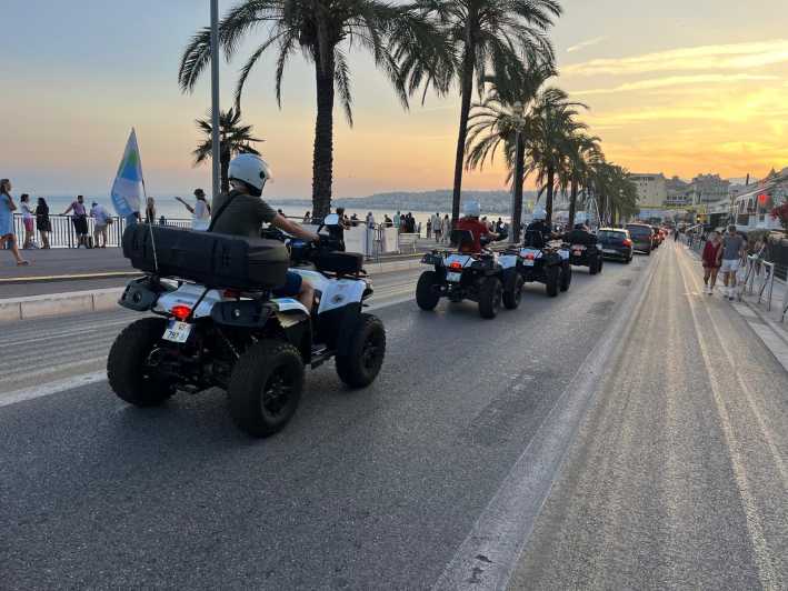 NICE BY ELECTRIC QUAD:panoramic tour from Nice - Place Masséna and the Heart of Nice: Big Sights at Quad Speed