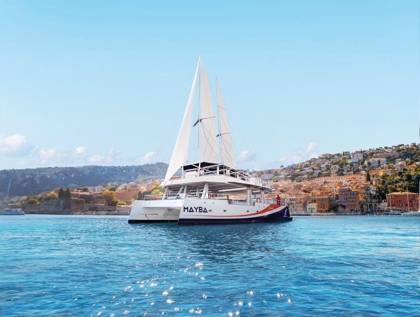 Nice : Dinner at Sea on a Maxi Catamaran - Villefranche, Cap Ferrat - The Maxi Catamaran and crew: the part you’ll feel immediately
