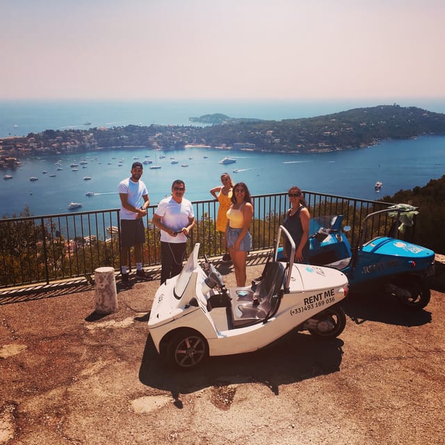 Nice: Exclusive Guided Tour in a One-of-a-Kind Electric Car - Villefranche-sur-Mer bay: the sand beach moment