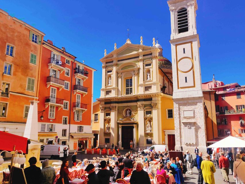 Nice Old Town and Castle Hill: Guided Cultural Walking Tour - Cours Saleya market: the sensory center of Nice