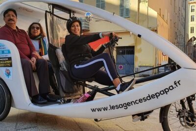 Nice: Visit of Nice by electrically assisted bike taxi 1 hour. - Place Masséna, Promenade du Paillon, and the city’s big-picture mood