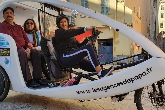 Nice: Visit of Nice by electrically assisted bike taxi 1 hour. - Place Masséna, Promenade du Paillon, and the city’s big-picture mood