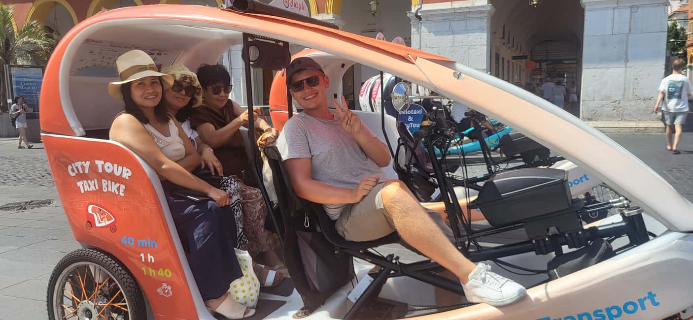 Nice : Visite guidée privé 40min en pouss pouss électrique. - Key things that make this velotaxi tour worth it