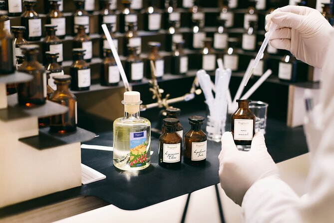 Perfume Making Class + Guided Visit of Fragonard nearby MONACO - The olfactory workshop: making your own 12ml eau de toilette