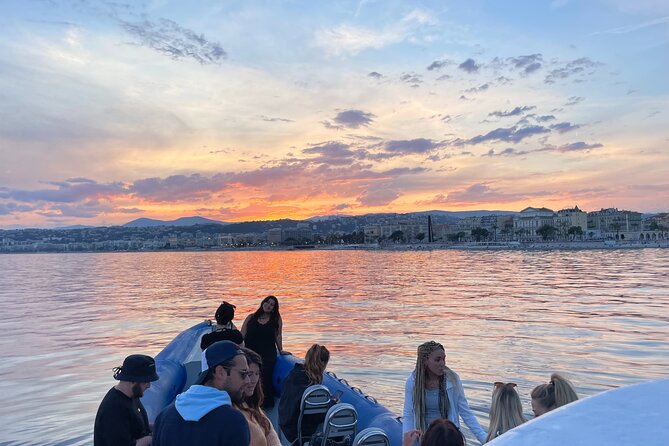 Sunset Bliss: Boat Excursion with Aperitif on French Riviera - How the ride feels: speed bursts, music, and safety rules
